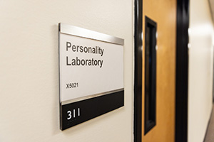 Personality Laboratory sign