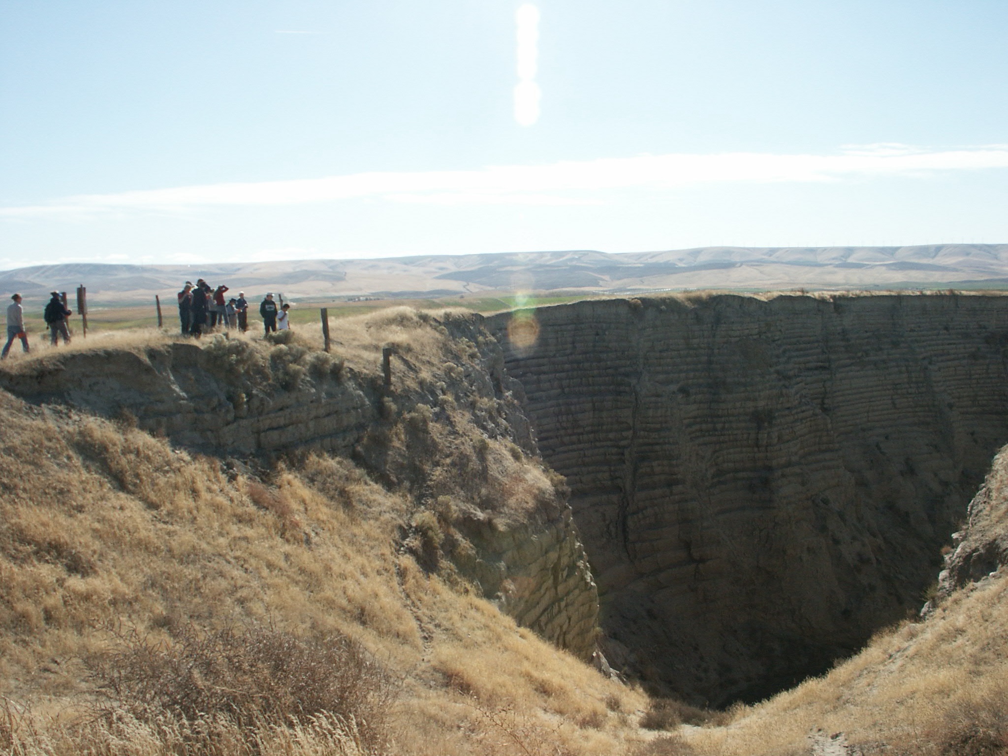 Outcrop of Touchet Beds