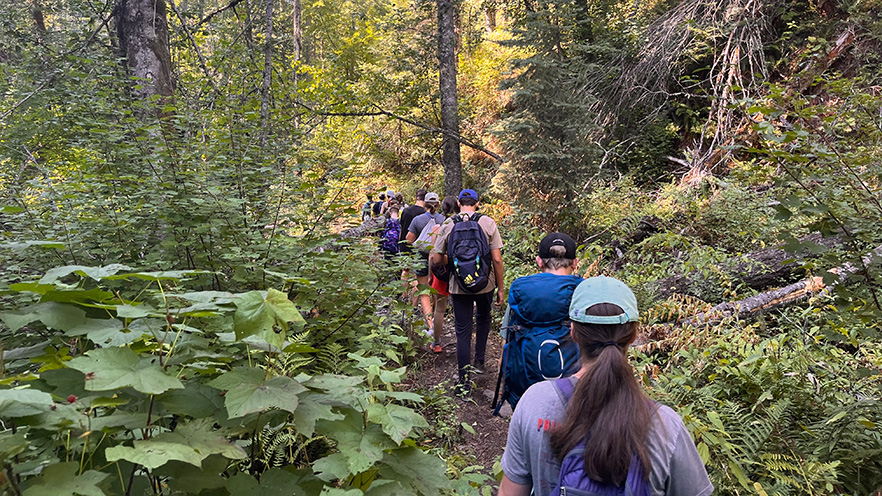Whitman College WOOTs outing.