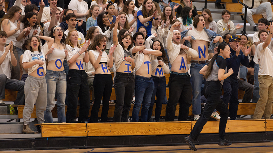 The home crowd turning up it up while Whitman hosted the 2025 Northwest Conference Women’s Basketball Tournament.
