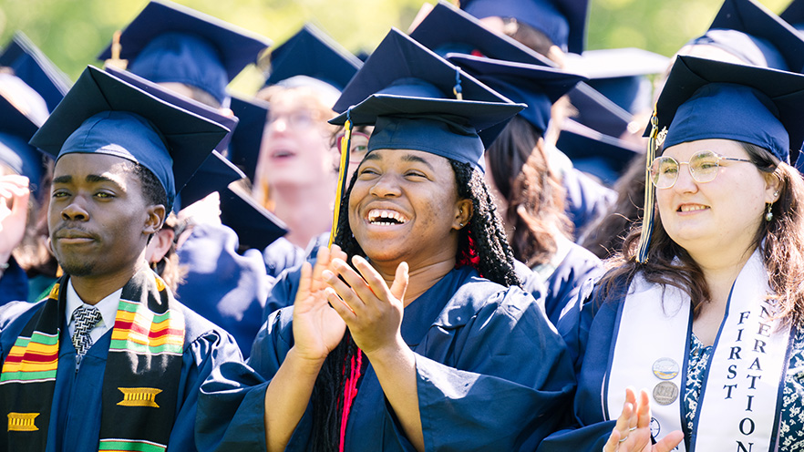 Whitman College Class of 2025 at commencement