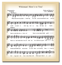Whitman Hymn Sheet Music