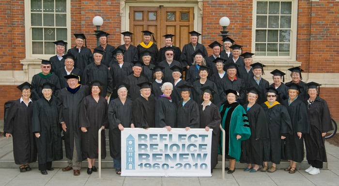 Class of 1960 Cap and Gown Photo