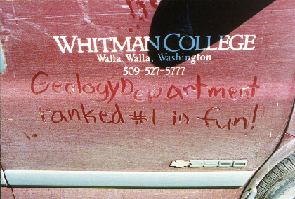 Whitman Geology has fun!