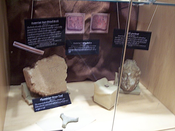 Sumerian Brick, Voding Ballot, and Thumb Portrait.