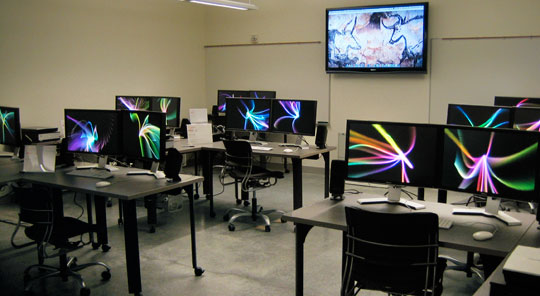 Computers in the Digital Arts Lab