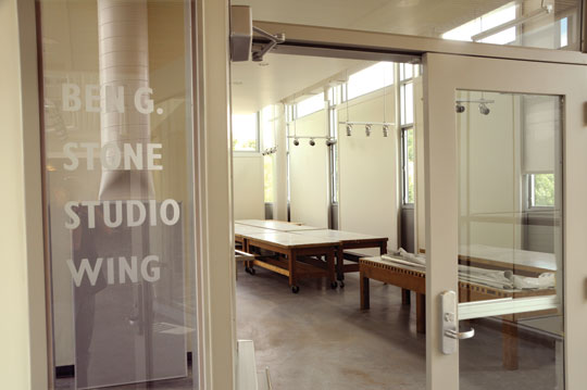 Entrance to the Ben G. Stone Studio Wing