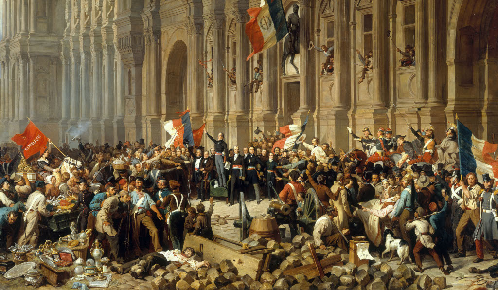 Lamartine rejects the red flag, 1848