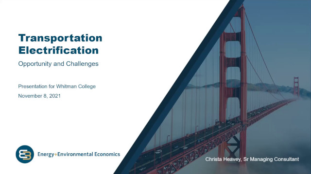 Cover slide for a presentation, featuring an image of the Golden Gate bridge