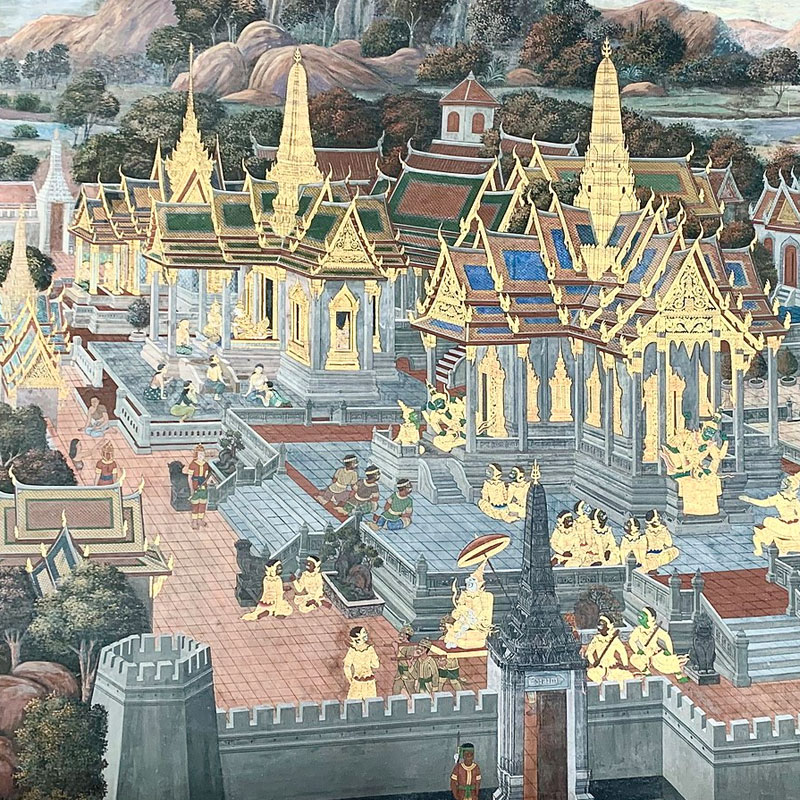 Thai temple.