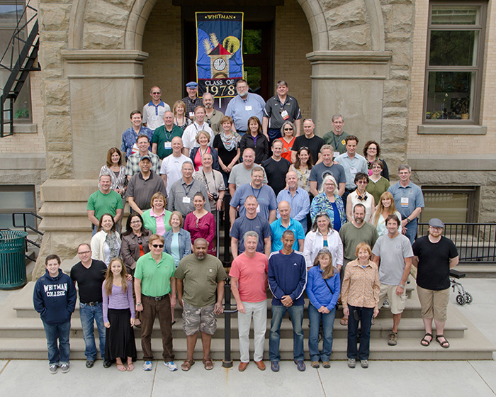 Whitman College Class of 1978 Photo Group (and ID List) Spring 2013
