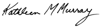 Kathleen Murray signature