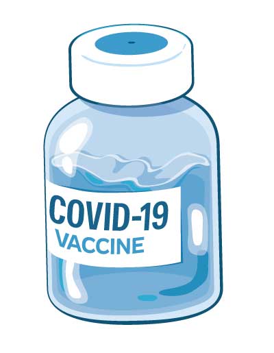 Graphic of Covid-19 Vaccine bottle