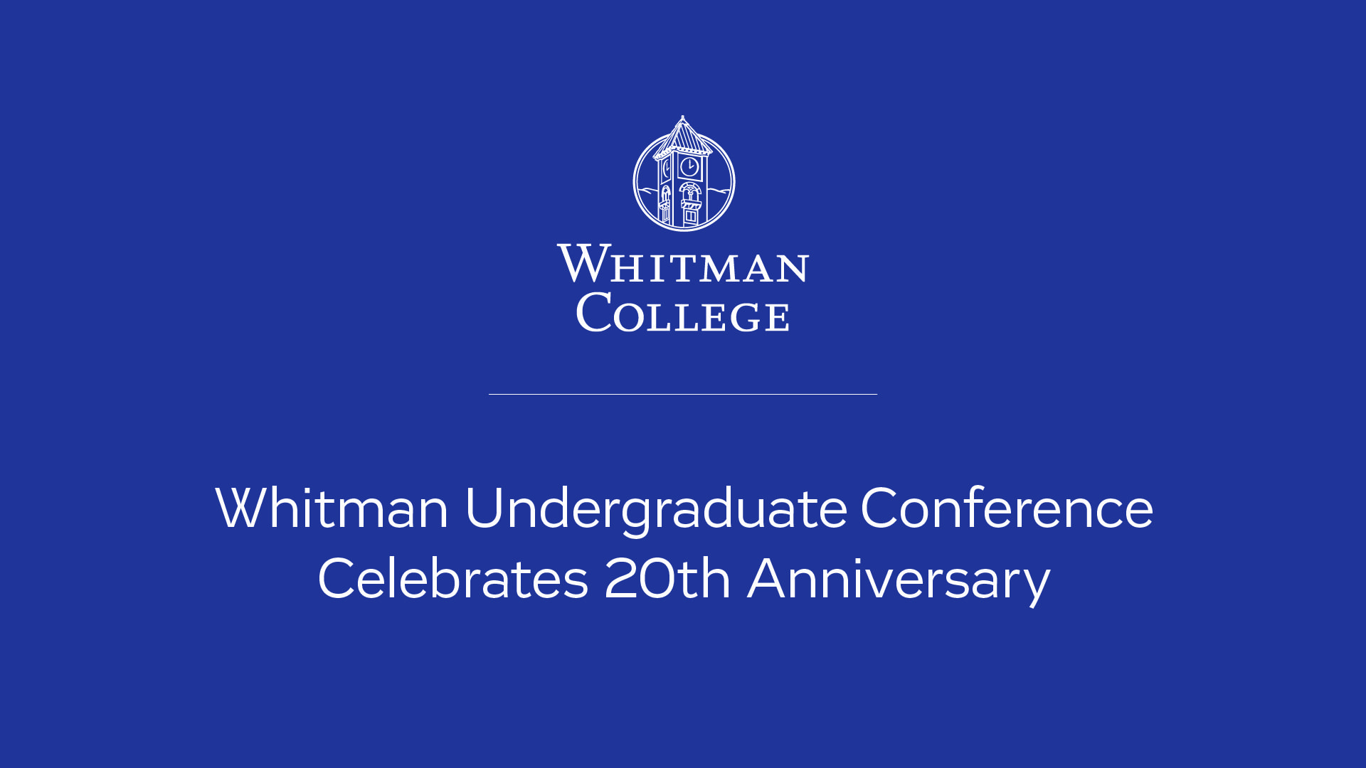 Video - Undergraduate Conference