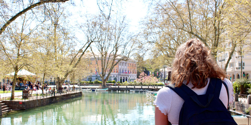 Switzerland water and student