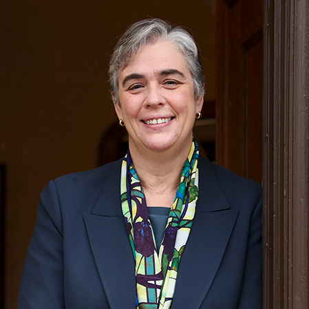 A portrait of Sarah Bolton, President of Whitman College