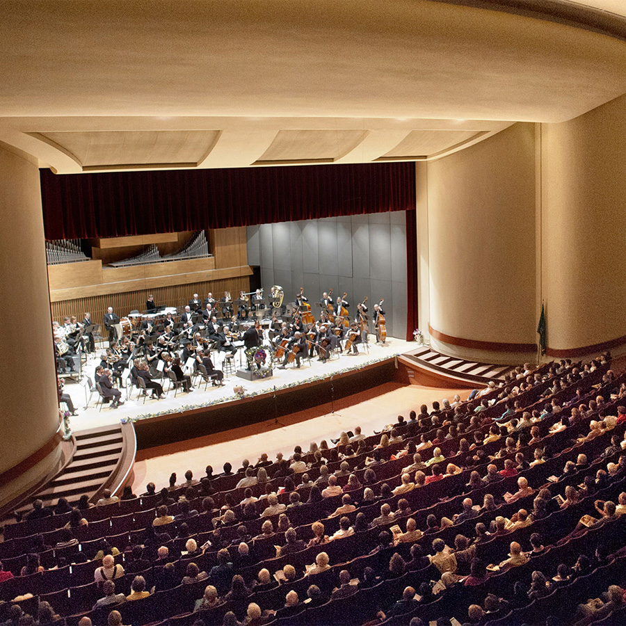 Walla Walla Symphony playing at Whitman College's Cordiner Hall