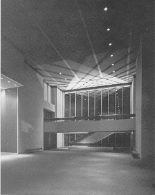 Cordiner Hall in Black and White