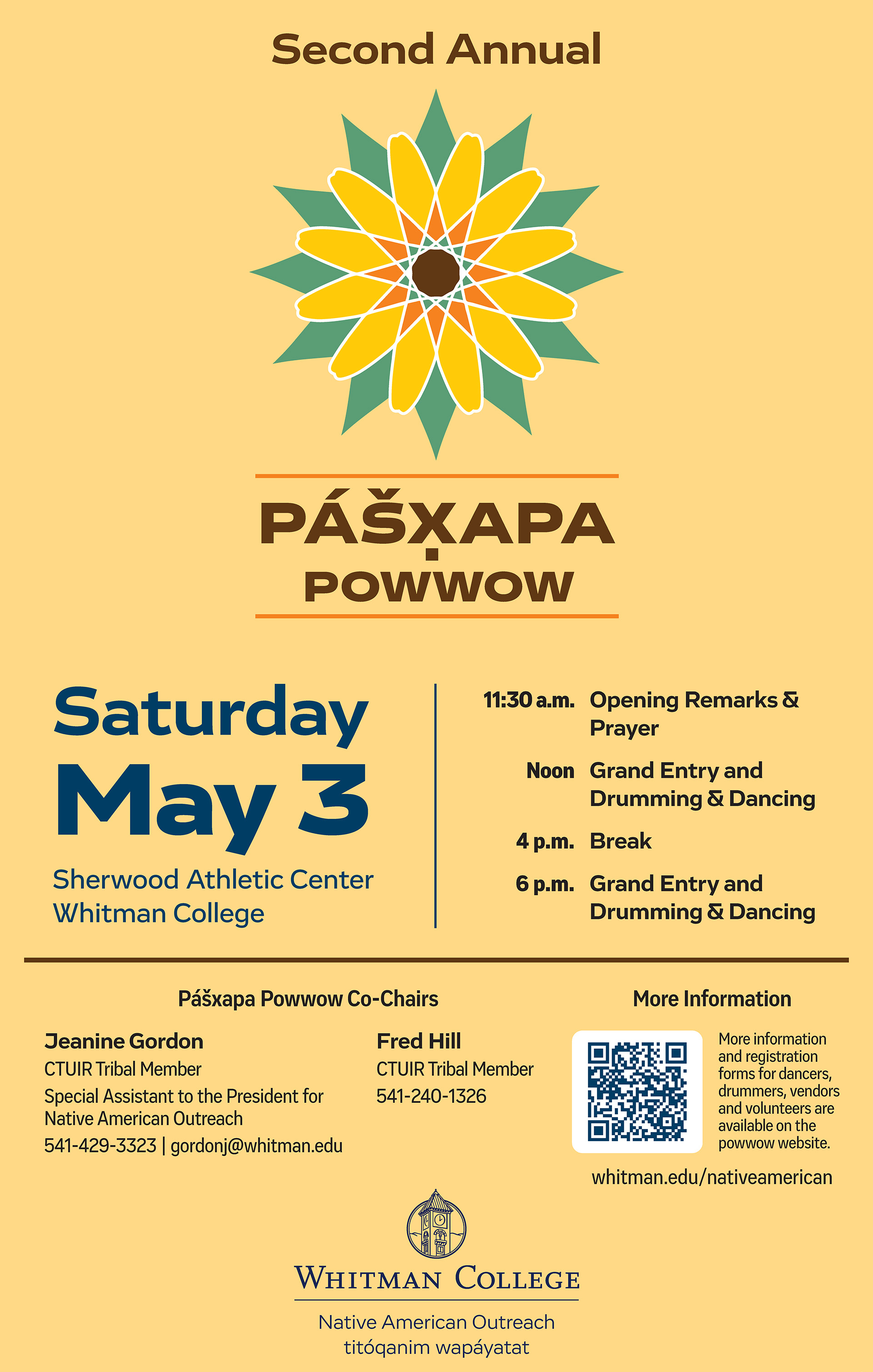 Powwow event poster