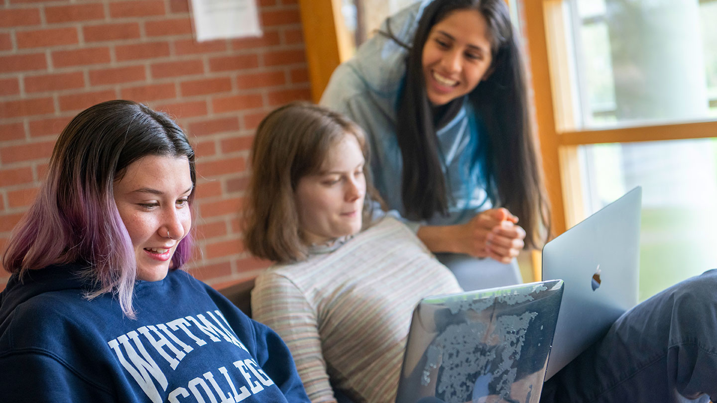 Students smiling.