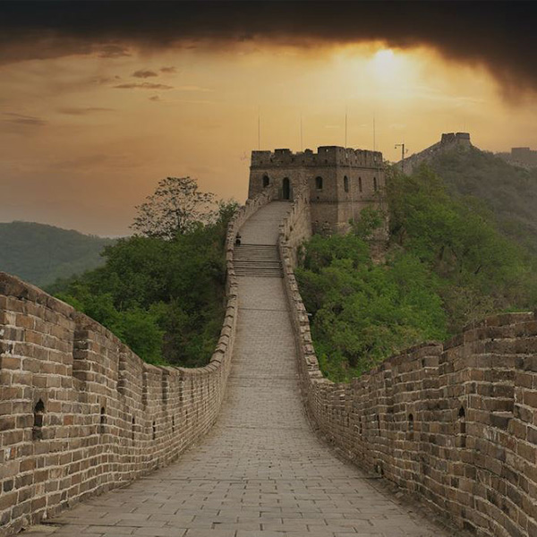Great wall of China.