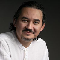Tomas Q. Morin portrait by Jorge Sanhueza-Leon