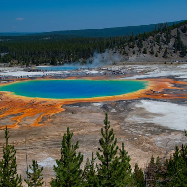 Yellowstone geyser.