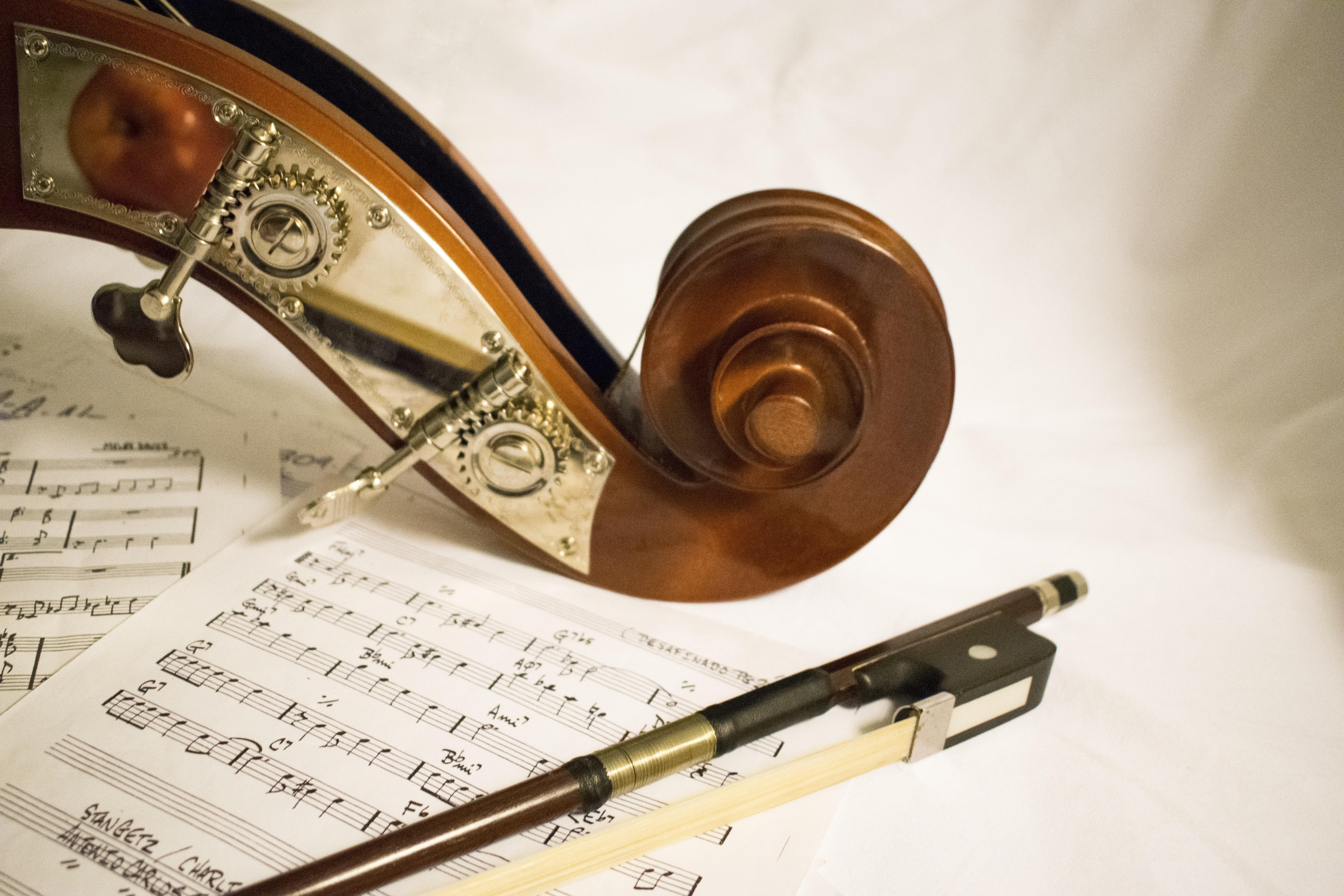 Violion and sheet music.