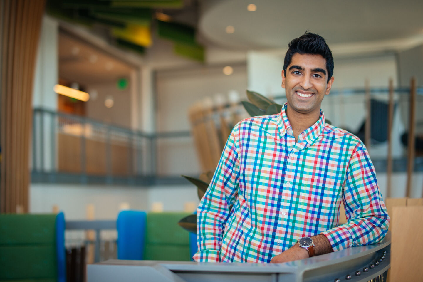 Al-Rahim Merali '13, a psychology graduate, now is a UX researcher at Google in Cuppertino, California.