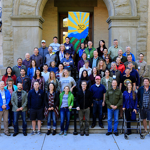 Alumni group photo 2017.