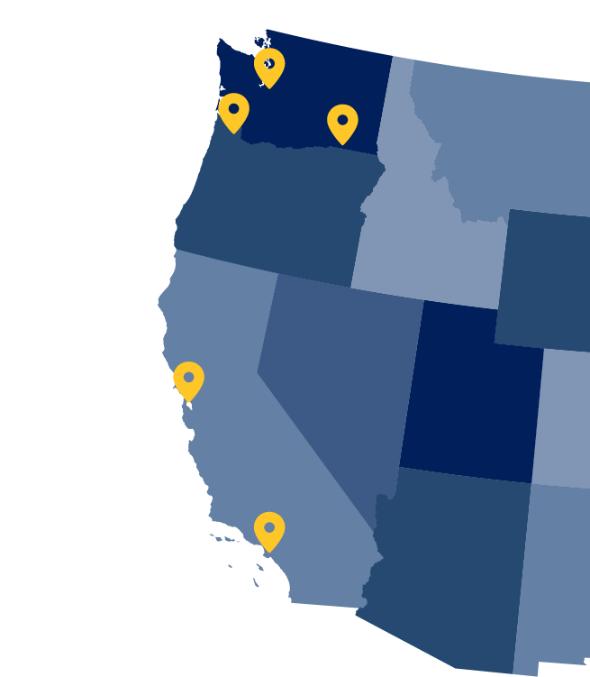 Young Alumni Distribution Map