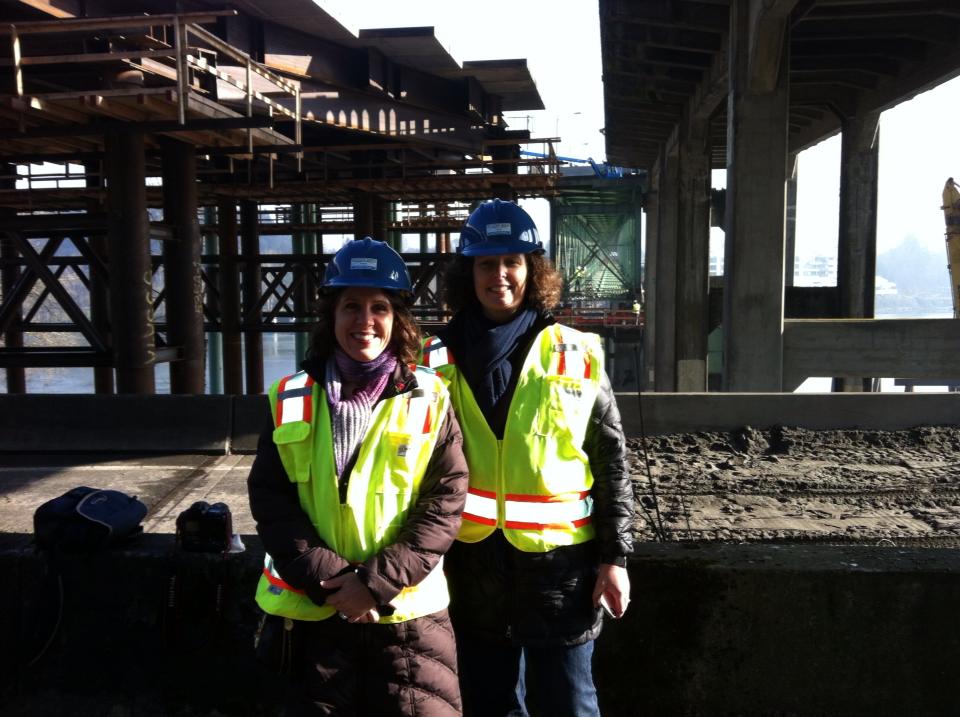 Deborah Kafoury '89 and Liz Smith-Currie '89 have been working on moving the Sellwood Bridge in Portland, Oregon.