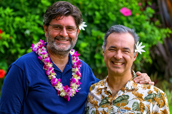 Jed Schwendiman ’92 and Paea LePendu ’96