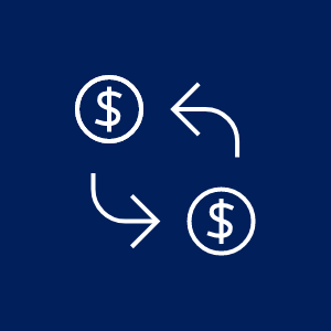Money flow icon