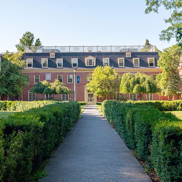 Outside of Prentiss Hall