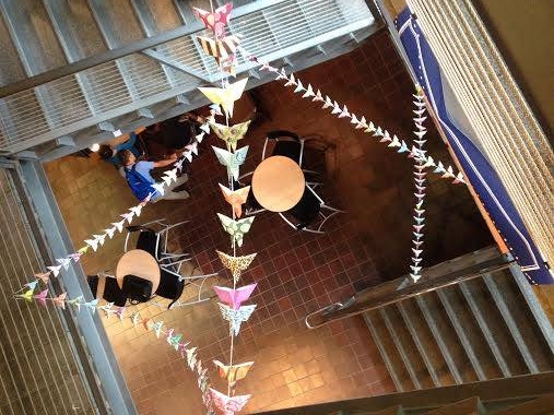 Butterflies made by Whitman students during our Yom Hashoah Memorial