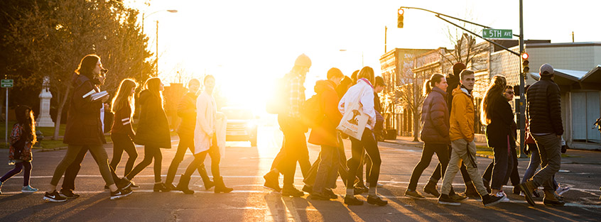 Marching in the sunlight