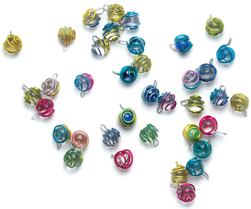 anodized aluminum pendants