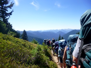 scramble backpacking