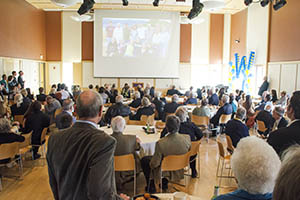 Ballroom with an audience