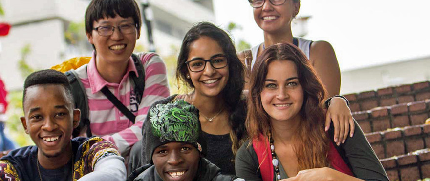 Group of Students Studying Abroad