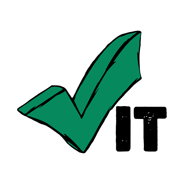 CHECK IT logo with a large green check mark and the text "it"