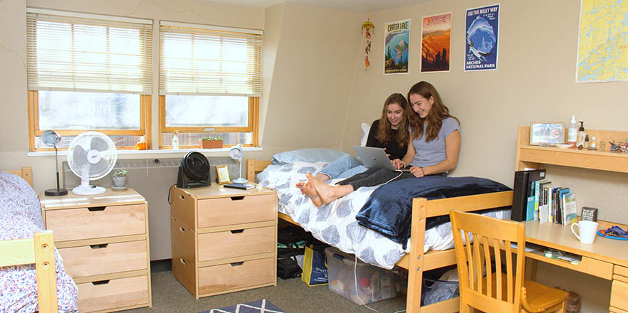Girls in dorm room