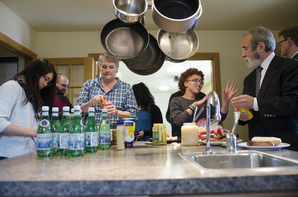 The Social Entrepreneurship Clinic breaks for lunch
