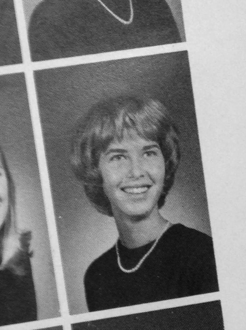 Pam Walton '66 in the 1964 edition of the Wailatpu yearbook 
