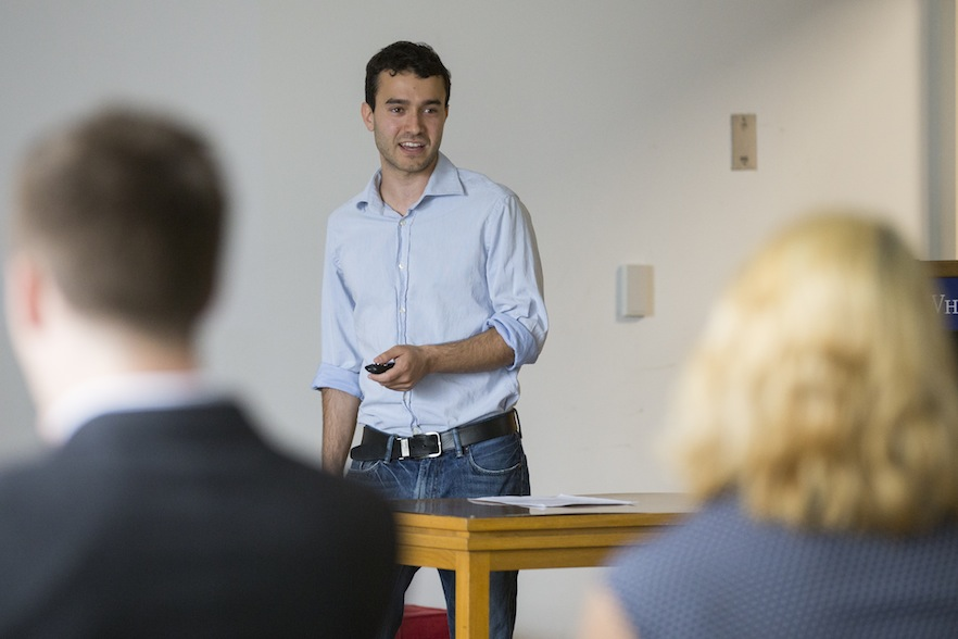 Man presenting