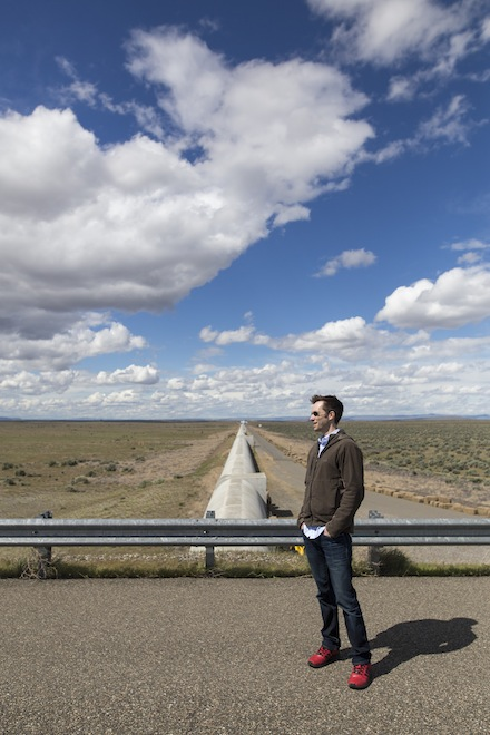 Greg Ogin outside LIGO