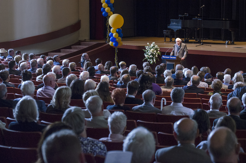 Whitman President Emeritus Robert Skotheim remembers Reid.