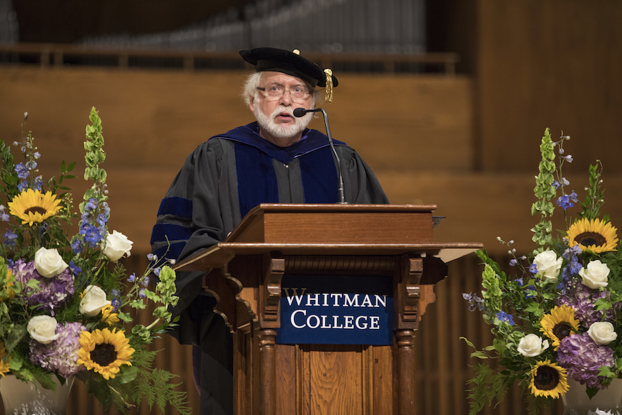 Keith Farrington speaks at Convocation