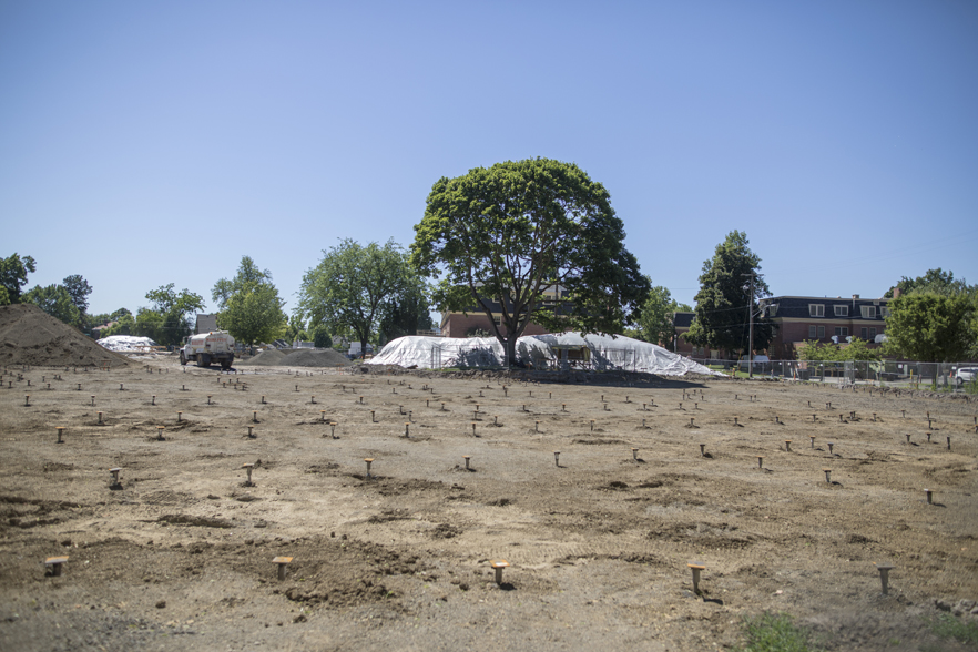 Residence and dining hall construction